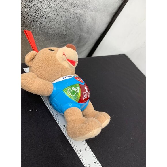 VTECH Happy Lights Bear Working Tested 7 Inch Toy Plush - Picture 4 of 8